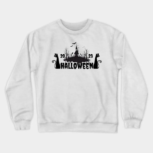 Halloween 2023 Crewneck Sweatshirt by Craftycarlcreations